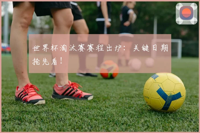 世界杯淘汰赛赛程出炉:关键日期抢先看!